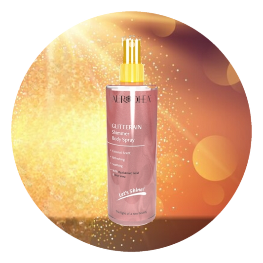 SOL22 Glitterain - Pink Shimmer Body Spray (mit Kokos-Duft)
Angereichert mit Hyaluronsäure & Aloe Vera